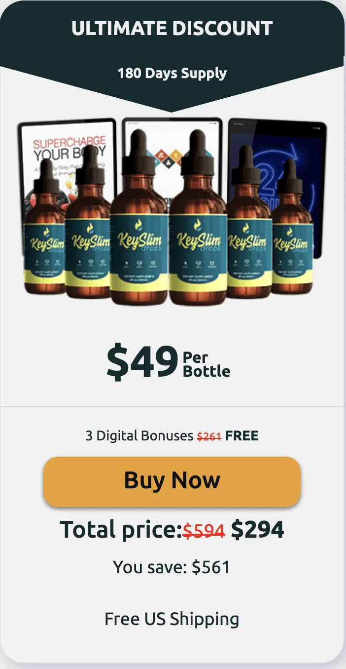 Keyslim Drops 6 Pouches